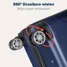 TRVLMORE Kofferset - 3 Delig - 38L