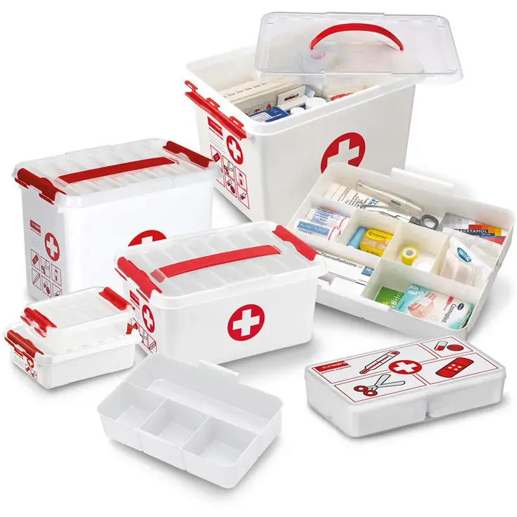 Q-line - EHBO doos met inzet - 9L - 2-delig