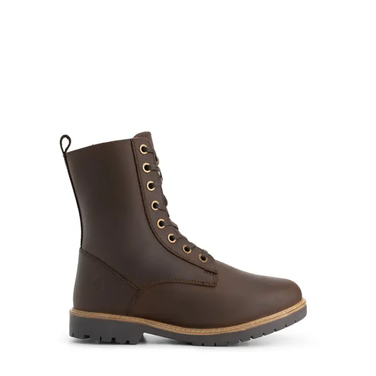 Torpsund Dames - Veterboots met rits - Wol gevoerd