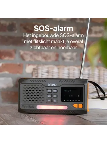 BR-2244 Noodradio met FM en DAB