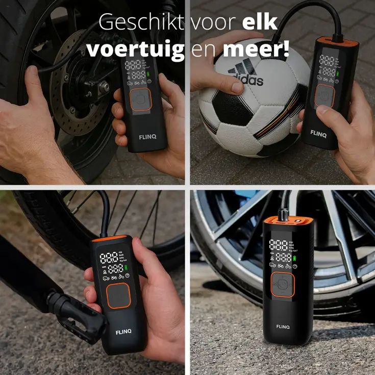 Draagbare Luchtcompressor - Zwart/Oranje