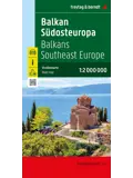 Wegenkaart Balkan - Zuidoost-Europa