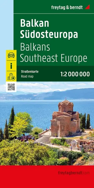 Wegenkaart Balkan - Zuidoost-Europa