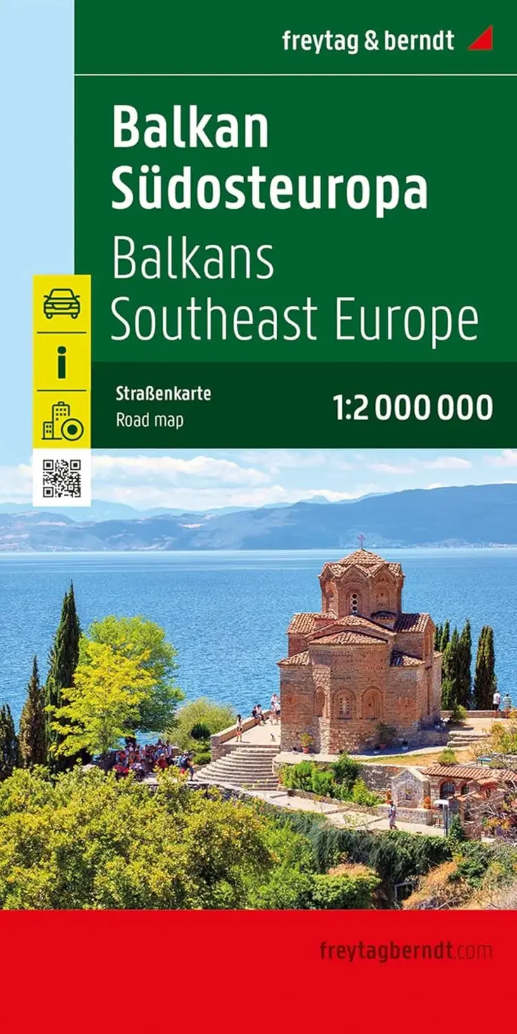 Wegenkaart Balkan - Zuidoost-Europa