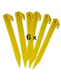 Tentharingen - 23 Cm Geel - 6 Stuks -