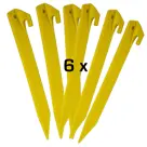 Tentharingen - 23 Cm Geel - 6 Stuks -