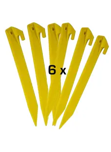 Tentharingen - 23 Cm Geel - 6 Stuks -