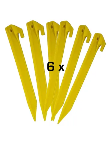 Tentharingen - 23 Cm Geel - 6 Stuks -