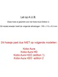 Ereader Hoesje - Sleepcover Kobo Aura edition 2