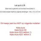 Hoesjes Boetiek - Sleepcover Kobo Aura edit.2