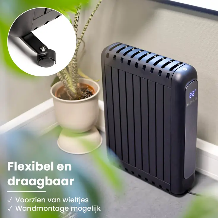 Elektrische Convectorkachel met App