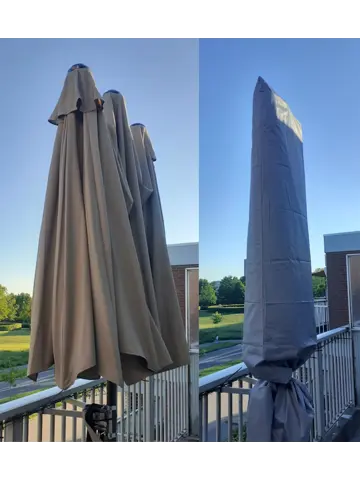 CUHOC Zweefparasol hoes 250x55x60 cm - Diamond