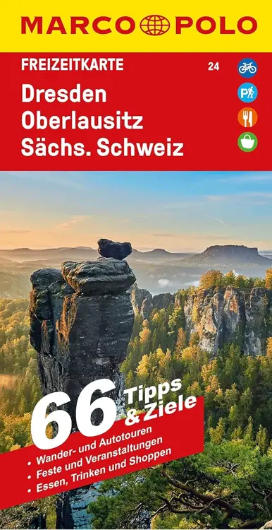 Toeristische kaart FZK 24 Dresden Oberlausitz