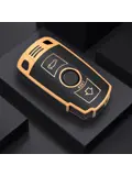 TPU Sleutelhoesje voor Bmw goud E4
