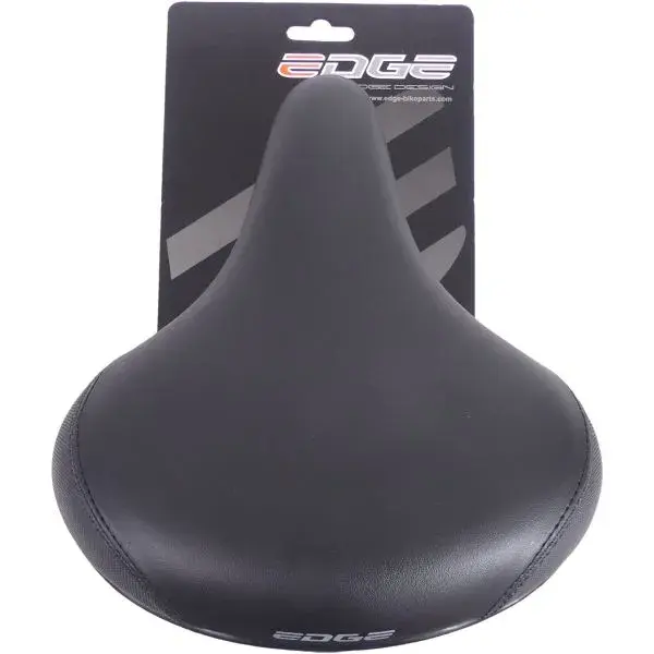 Edge Fietszadel Stad Protect - Zwart