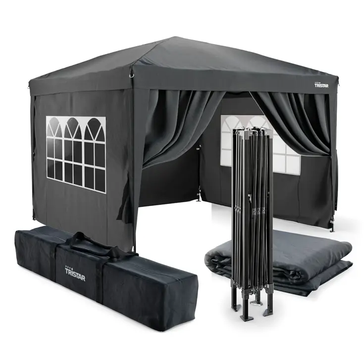 Tristar 3x3 Partytent – easy-up - zijwanden