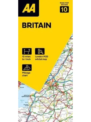 Wegenkaart Road Map 10 Britain