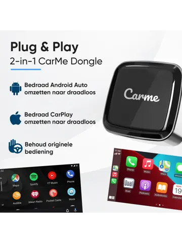 Ultra Mini 2-in-1 Dongle - CarPlay/Android Auto