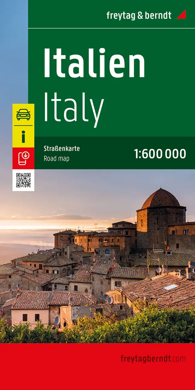 Wegenkaart Italië 2-zijdig