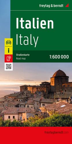 Wegenkaart Italië 2-zijdig