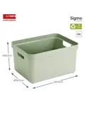 Sigma home - Opbergbox - 32L - 4-delig
