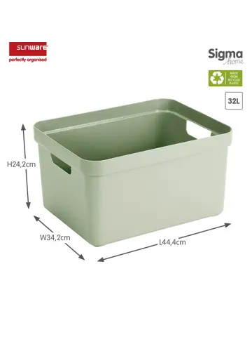 Sigma home - Opbergbox - 32L - 4-delig