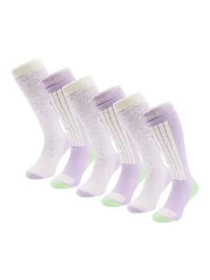 Poederbaas - 6 paar - Dames - Skisokken