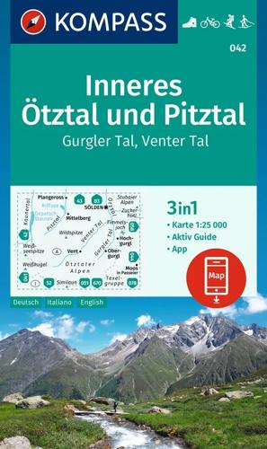 Wandelkaart WK042 Inneres Ötztal