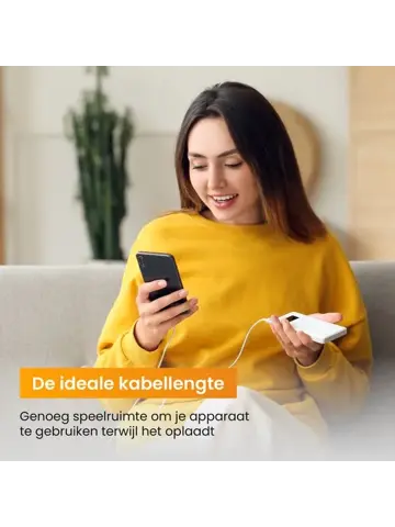 USB-C naar Lightning Kabel - 1 Meter