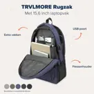 TRVLMORE Rugtas - 28L - 15,6 Inch