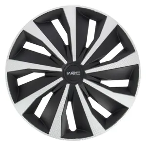 WRC Wieldoppen 14" - carbon look 4 stuks