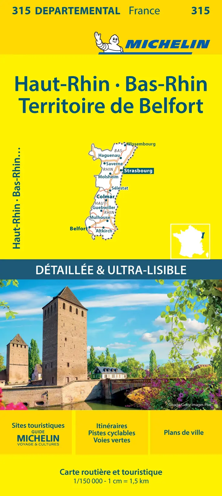 Wegenkaart Local 315 Bas-Rhin
