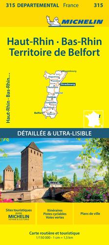 Wegenkaart Local 315 Bas-Rhin