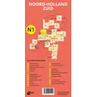 ANWB Fiets en wandelknooppuntenkaart N1 Noord-Holland zuid
