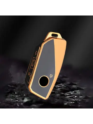 TPU Sleutelhoesje voor Bmw goud F4