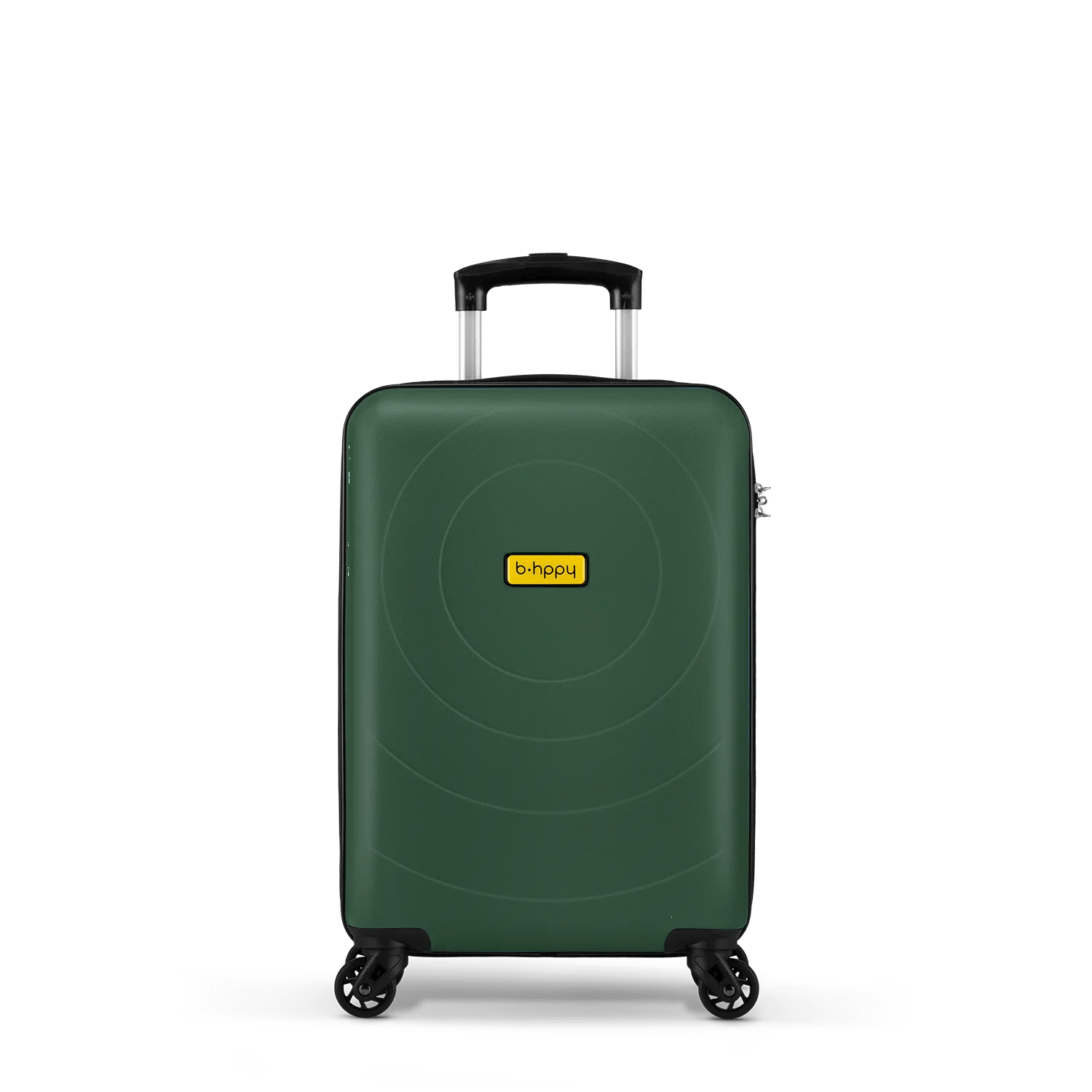 Bhppy   Handbagage Koffer  53cm  Donker Groen