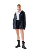 Izzy PU Hooded Jacket - Jas - Unisex - Hunter