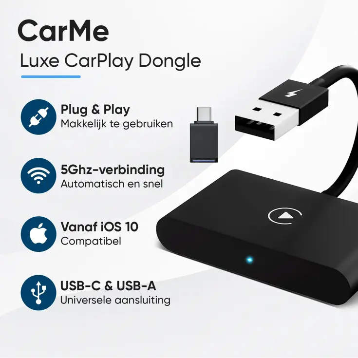 CarMe CarPlay Dongle - Voor iPhone