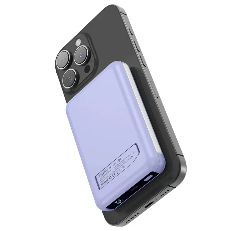 NovaMag Qi2 Powerbank 10.000mAh — Paars