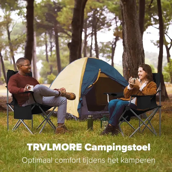 TRVLMORE Campingstoel XL