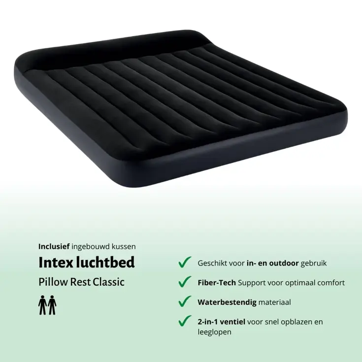 Luchtbed - Intex - 2P - 183x203 cm