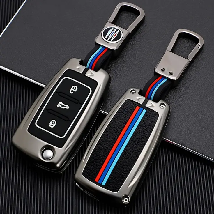 Metalen Sleutelhoesje voor Volkswagen grijs A3