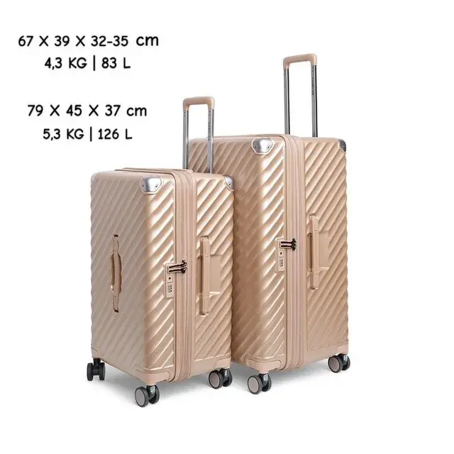 Trunk Luxe Kofferset 2-delig M/L