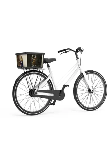 Fietsmand  Basky Het Melkmeisje