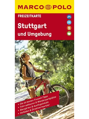 Toeristische kaart FZK39 Stuttgart & Umgebung