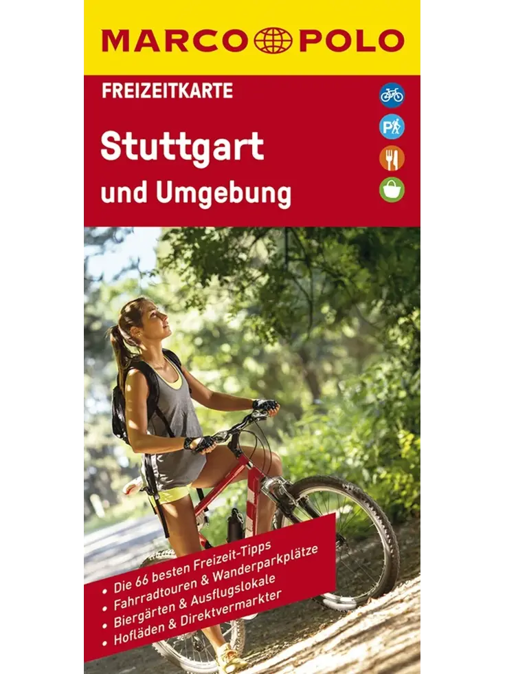 Toeristische kaart FZK39 Stuttgart & Umgebung