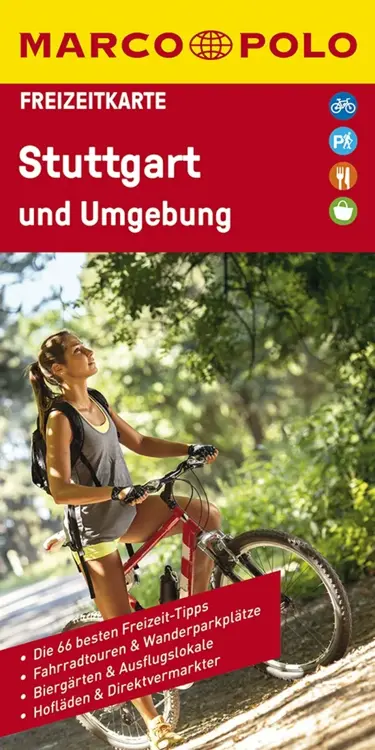 Toeristische kaart FZK39 Stuttgart & Umgebung
