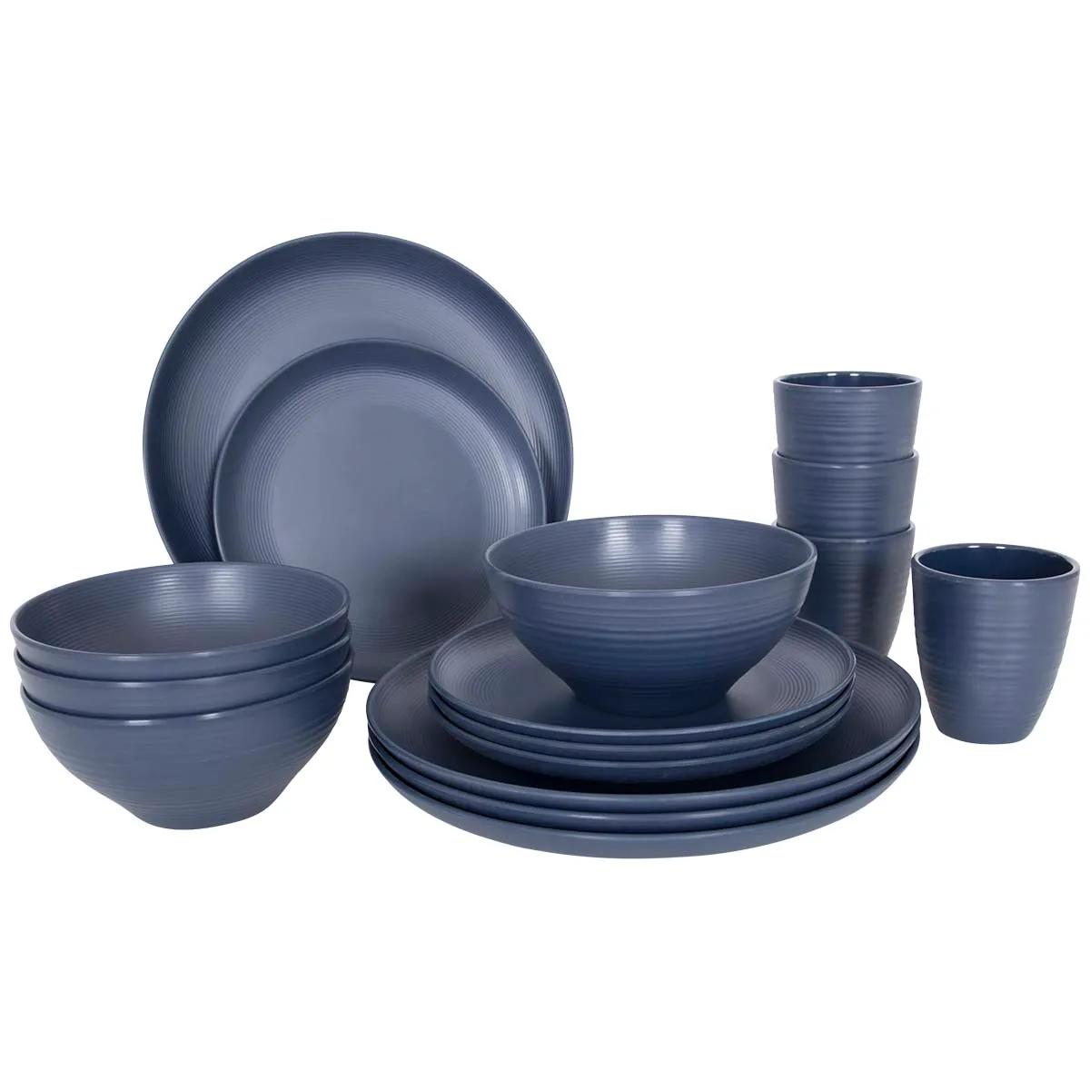 Bo-camp  Servies Orville 16 Stuks  Blauw main product image