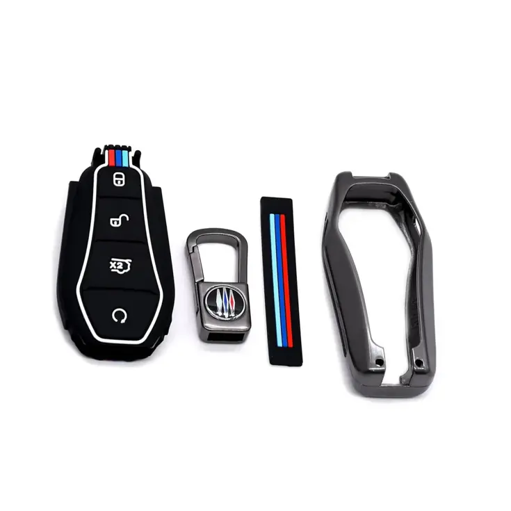 Metalen Sleutelhoesje voor BYD grijs F4