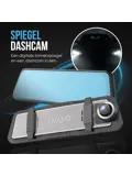 T55 4K 2CH Full Mirror Wifi GPS 32gb dashcam